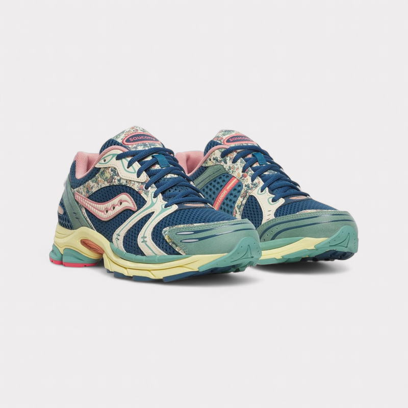 Saucony Progrid Triumph 4 Kissaten - Blue Beige – vue 2
