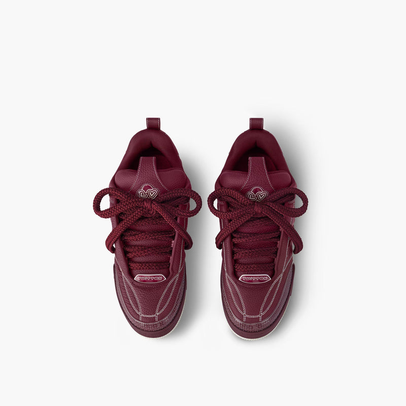 LV Skate Logo incrusté Bordeau – vue 3