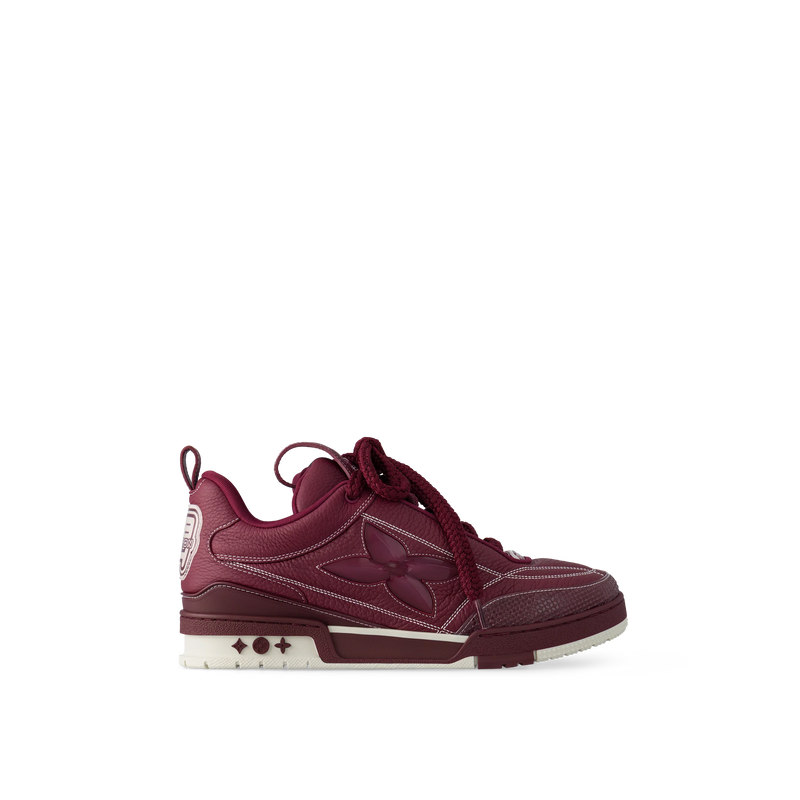 LV Skate Logo incrusté Bordeau – vue 2