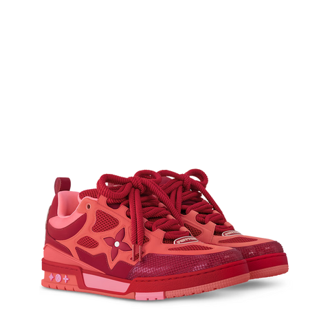 LV Skate Rouge — Corail & Bordeaux