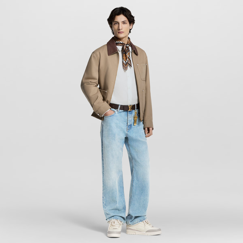LV Skate Logo incrusté Beige – vue 3