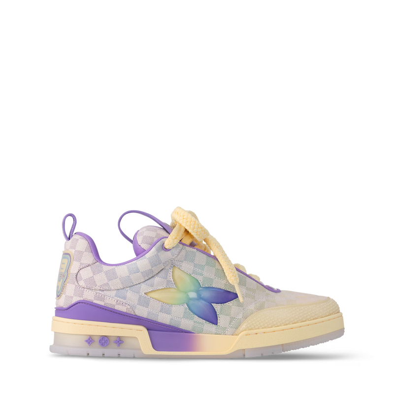 LV Skate Logo Incrusté Violet Et Multicolore – vue 2