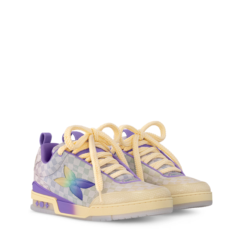 LV Skate Logo Incrusté Violet Et Multicolore – vue 1