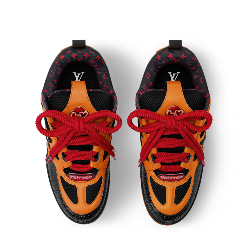 LV Skate Noir Et Orange – vue 3