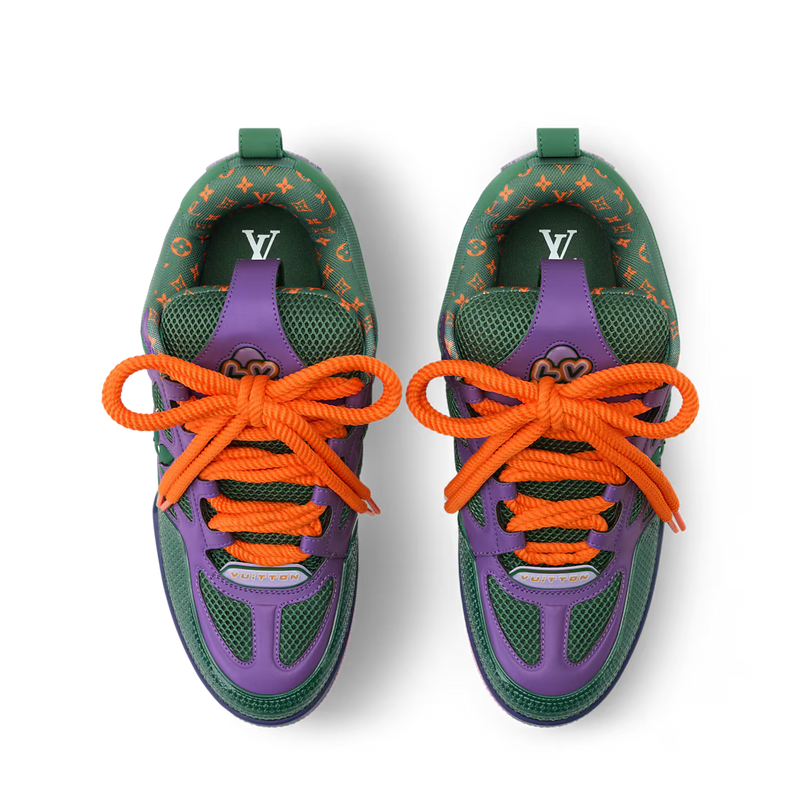 LV Skate Violet Et Vert – vue 4