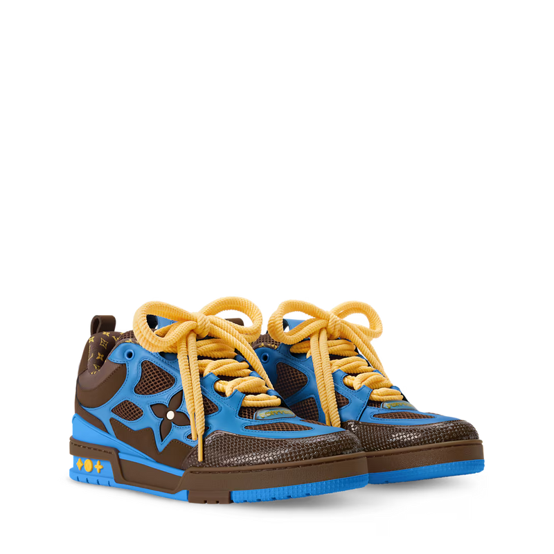 LV Skate Marron Et Bleu – vue 1
