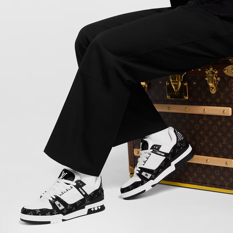 LV Trainer Noir Et Blanc – vue 4