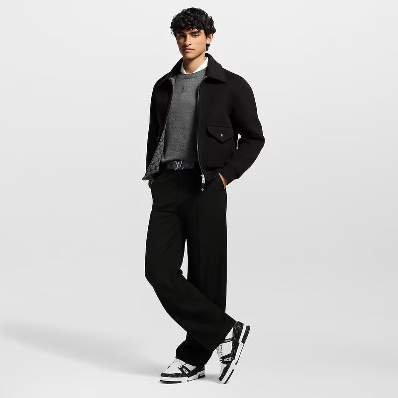 LV Trainer Noir Et Blanc – vue 3