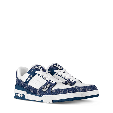 LV Trainer Bleu — Denim Marine