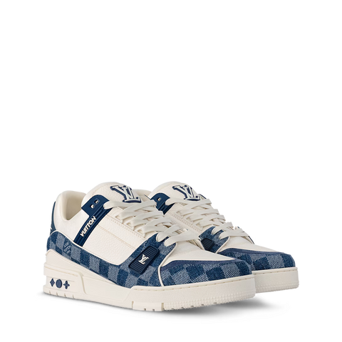 LV Trainer Bleu — Damier Denim