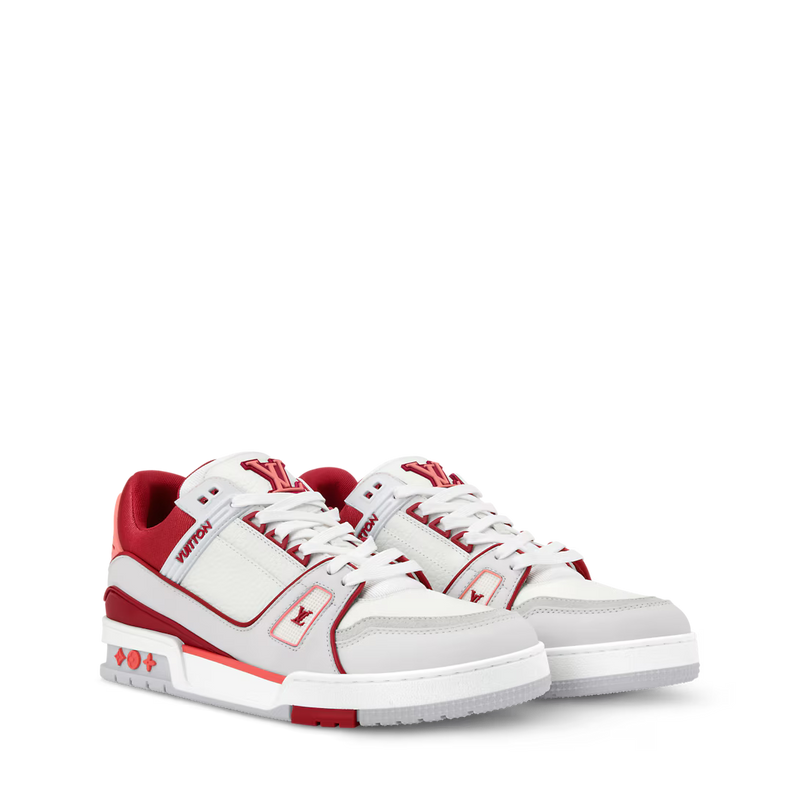 LV Trainer Rouge Et Gris – vue 1