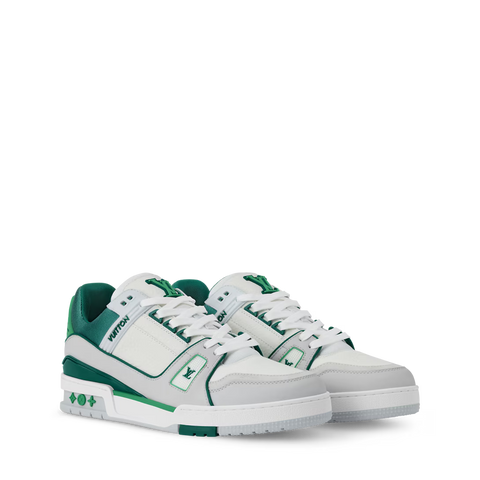 LV Trainer Gris Et Vert