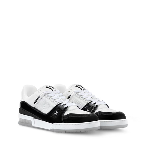 LV Trainer Noir — Bicolore Blanc