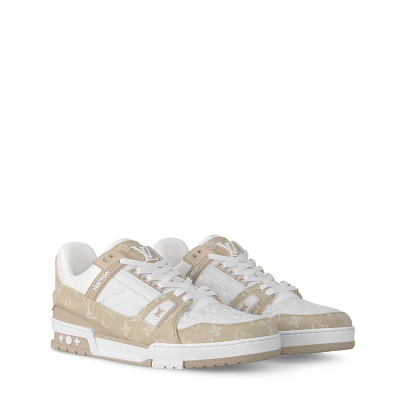 LV Trainer Beige – vue 1