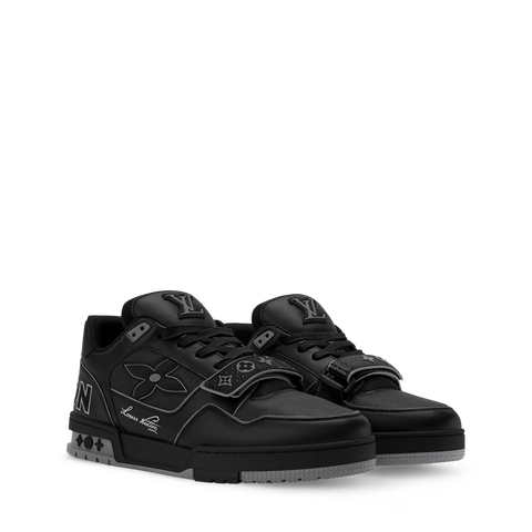 LV Trainer Noir — Cuir Monogramme