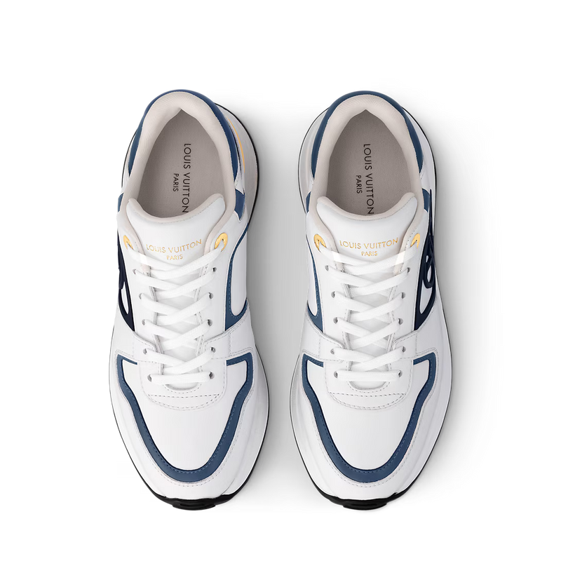 LV Run Away Blanc Et Bleu – vue 4