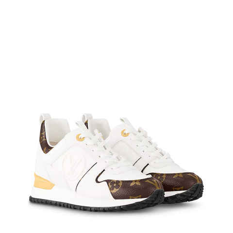 LV Run Away Blanc — Monogramme Brun