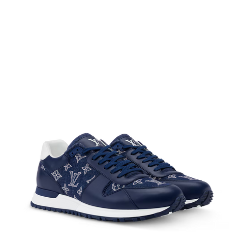 LV Run Away Bleu — Marine Monogramme