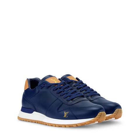 LV Run Away Bleu — Marine Semelle Gomme