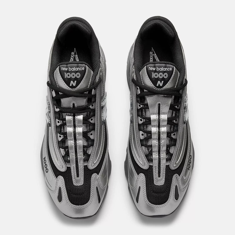 New Balance 1000 Argent – vue 3