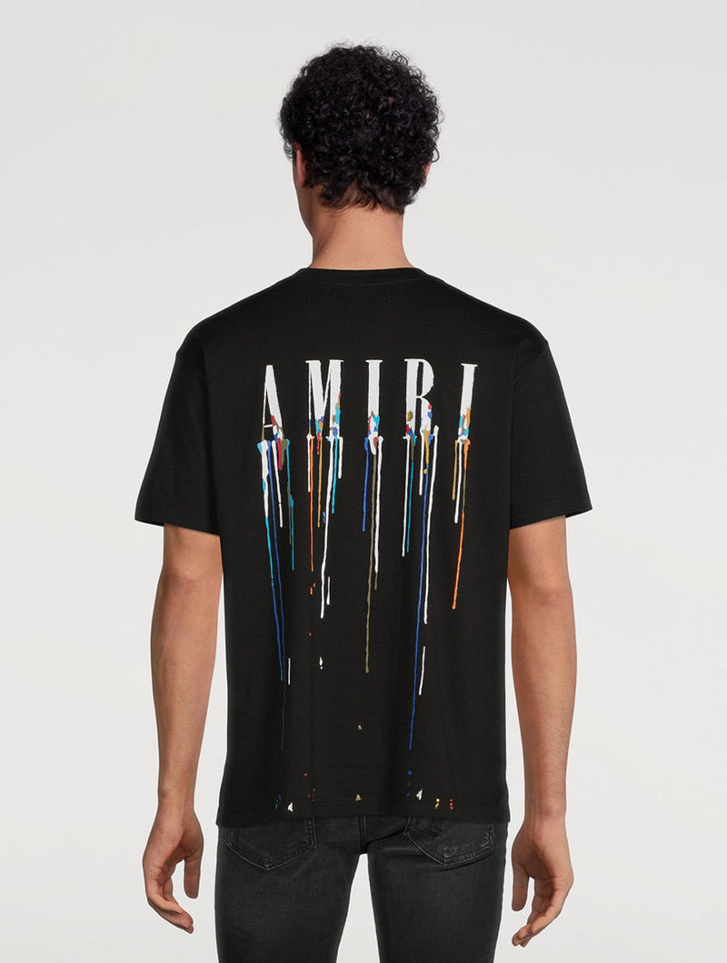 T-Shirt Amiri Noir Et Multicolore – vue 3