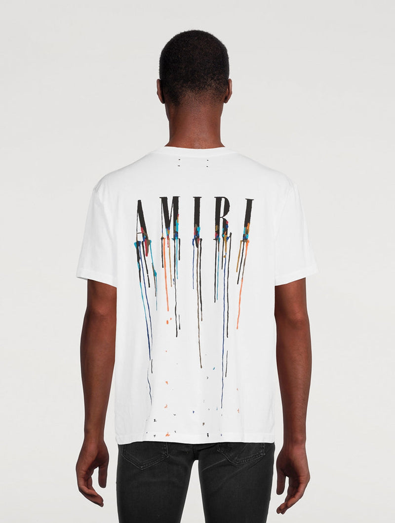 T-Shirt Amiri Blanc Et Multicolore – vue 3