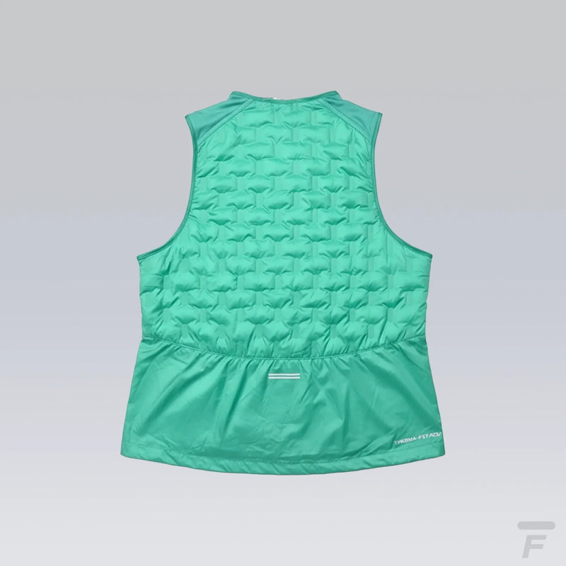 Veste Sans Manche Running Therma Fit Vert Menthe – vue 2