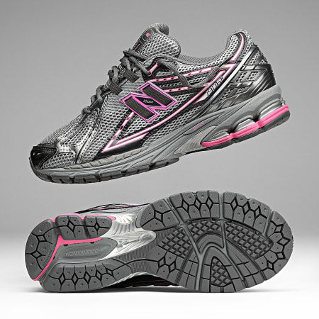 New Balance Noir Et Rose – vue 1
