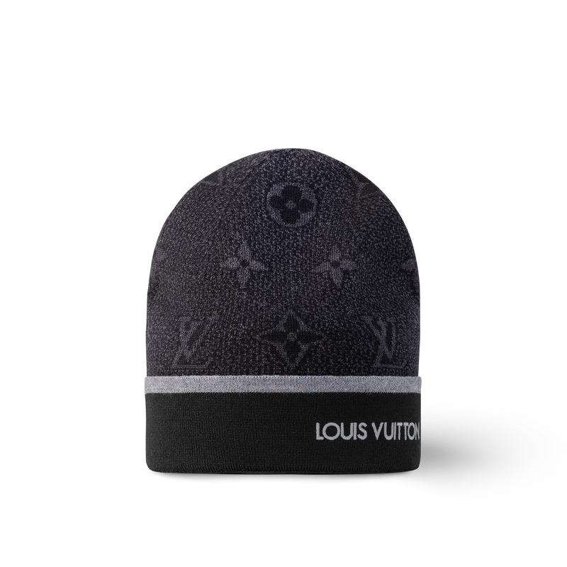 Bonnet et Écharpe My Monogram Éclipse Noir – vue 1