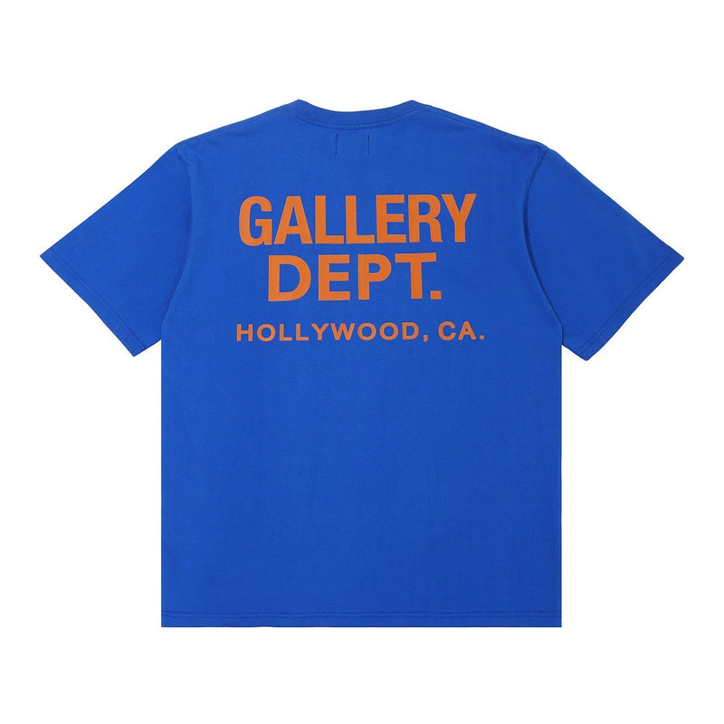 T-Shirt Gallery Dept. Orange Et Bleu – vue 1