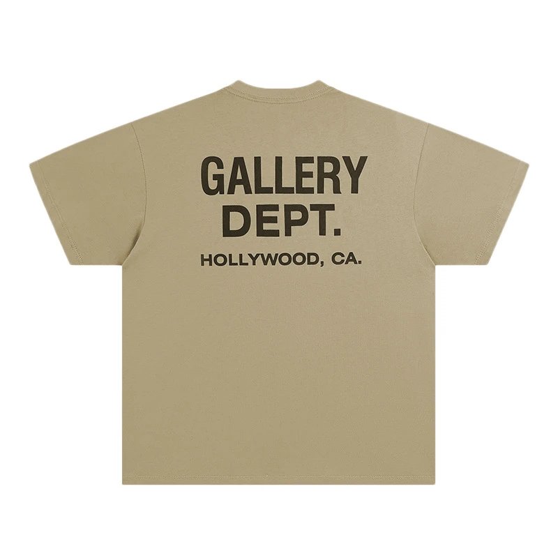 T-Shirt Gallery Dept. Beige Et Marron – vue 1