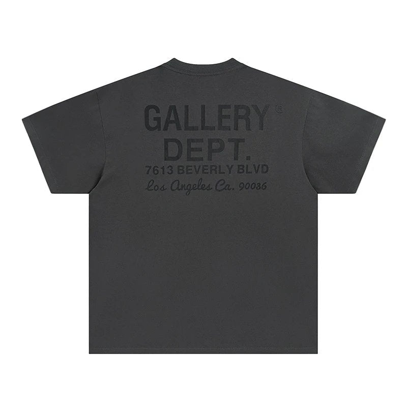 T-Shirt Gallery Dept. Gris Foncé Et Noir – vue 1