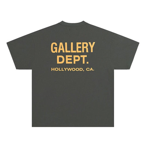 T-Shirt Gallery Dept. Gris Et Jaune