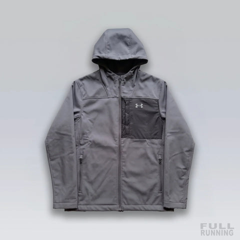 Veste Coldgear Gris avec Capuche