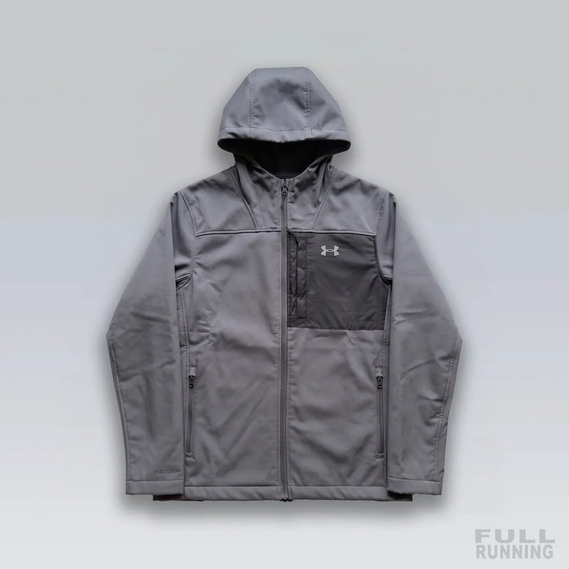 Veste Coldgear Gris avec Capuche – vue 1