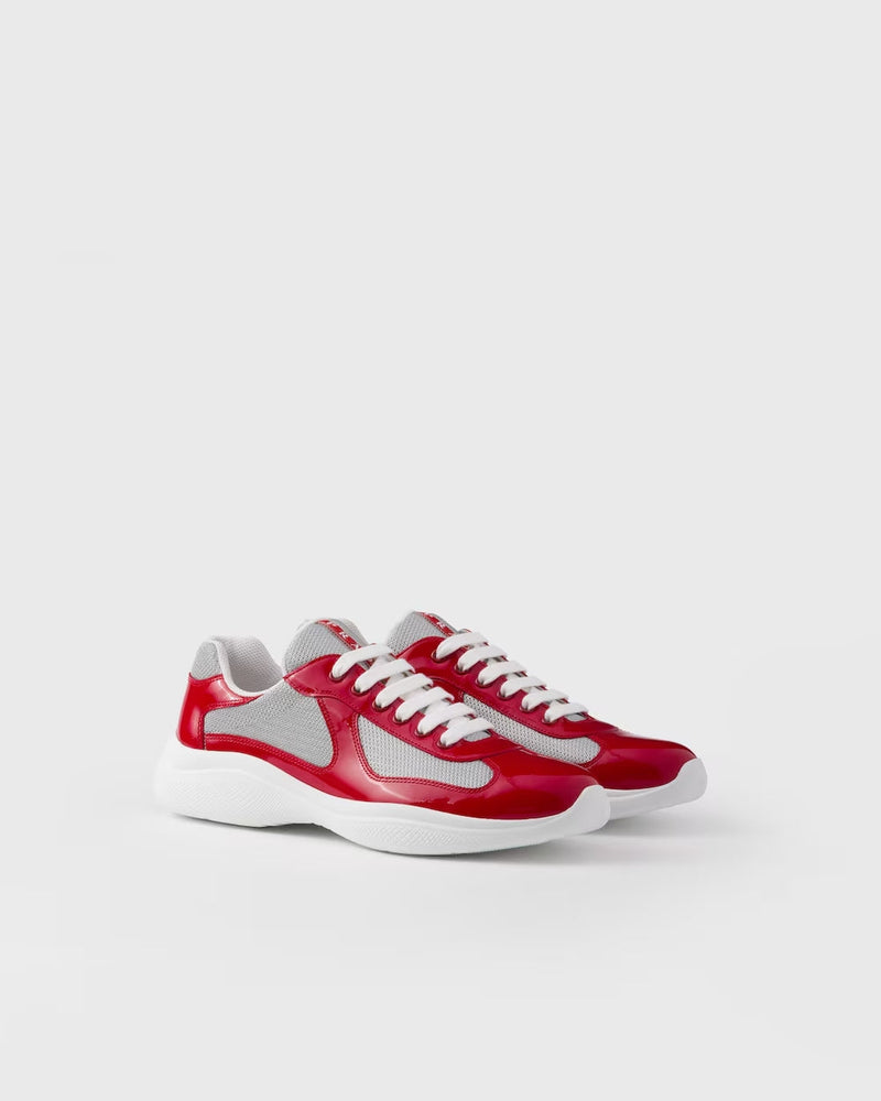 Sneakers Prada America’s Cup Rouge – vue 1