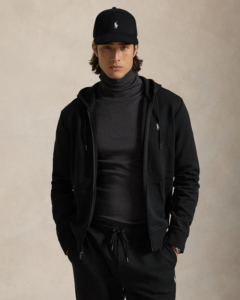 Zip Ralph Lauren Noir – vue 3