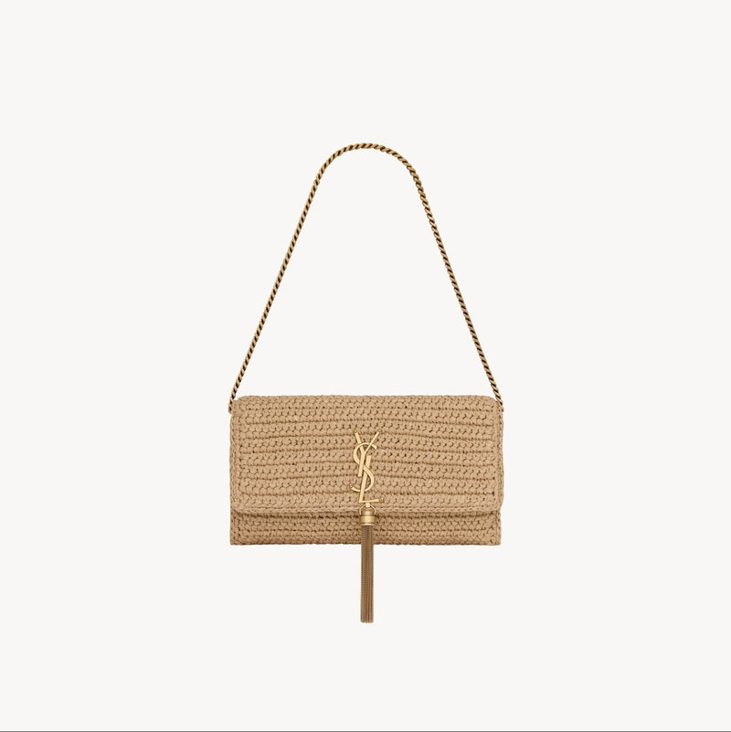 YSL - KATE 99 TASSEL IN RAFFIA – vue 1