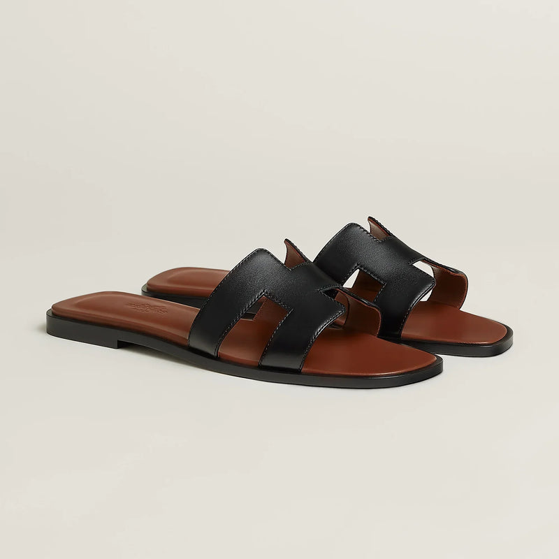 Sandales Oran Noir Et Gold – vue 1