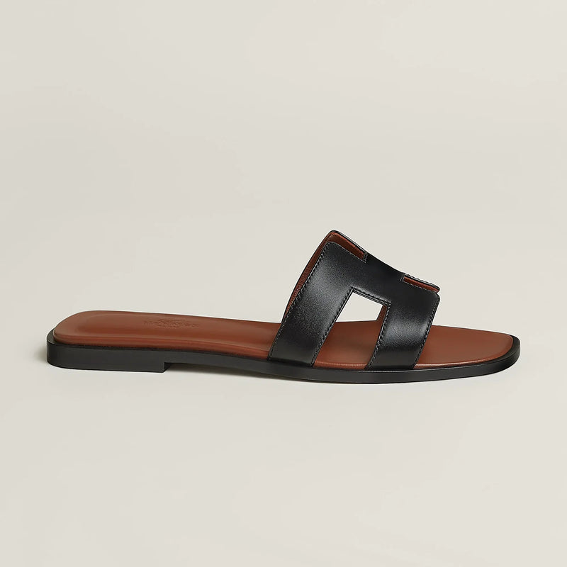 Sandales Oran Noir Et Gold – vue 2