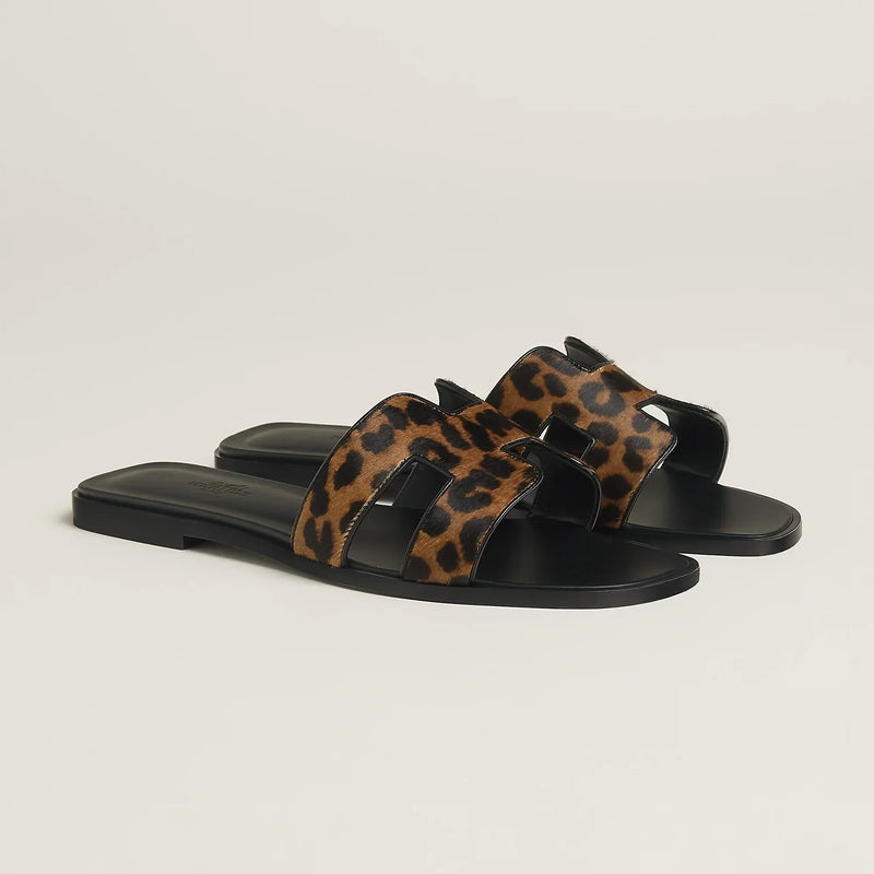 Sandales Oran Gold Et Noir – vue 1