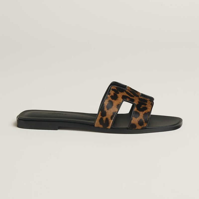 Sandales Oran Gold Et Noir – vue 2