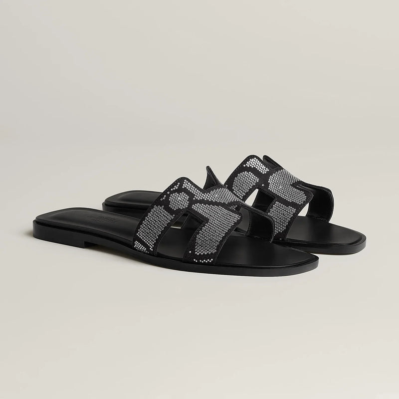 Sandales Oran Noir Cristal – vue 1