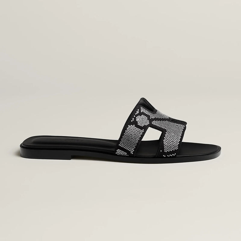 Sandales Oran Noir Cristal – vue 2