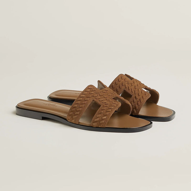 Sandales Oran Brun fumé – vue 1