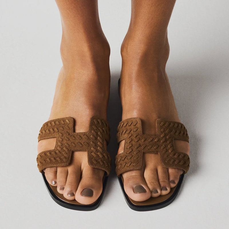 Sandales Oran Brun fumé – vue 3
