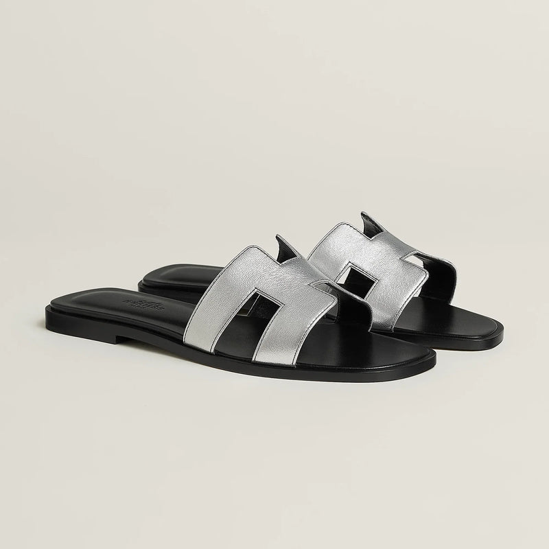 Sandales Oran Gris Argenté – vue 1