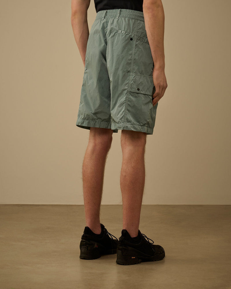 Short CP Company silver blue – vue 2