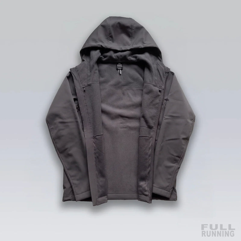 Veste Coldgear Gris avec Capuche – vue 3