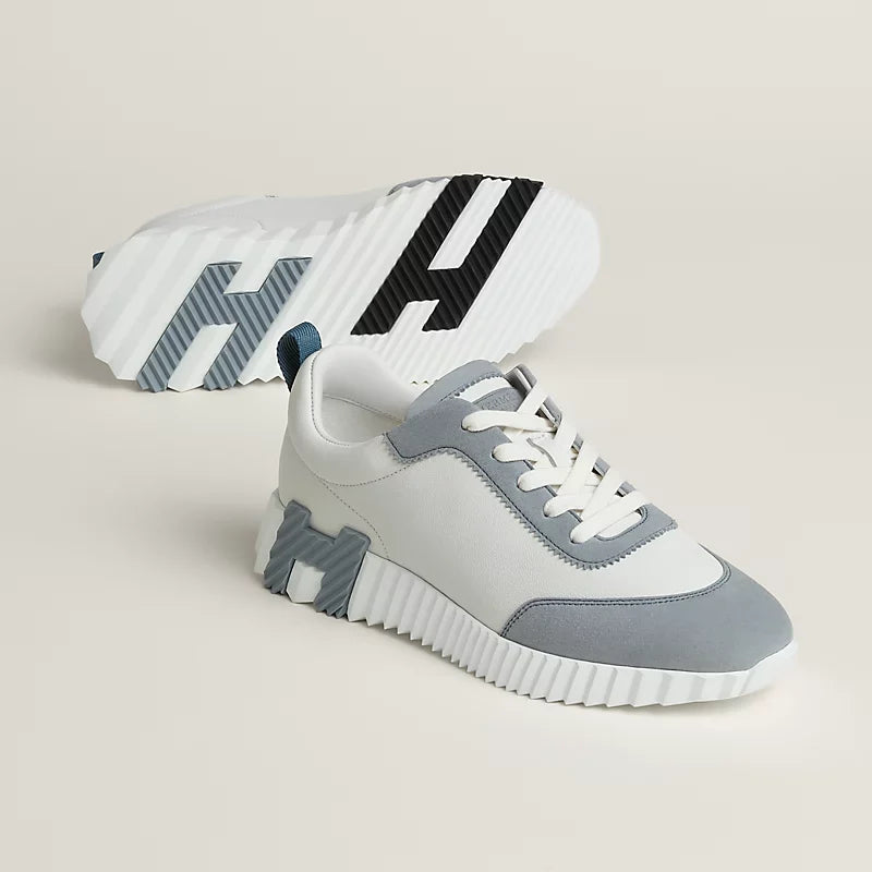 Hermès Bouncing Blanc & Bleu Galet – vue 1